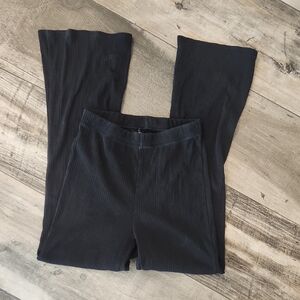 Aerie Ribbed Black Pants Small